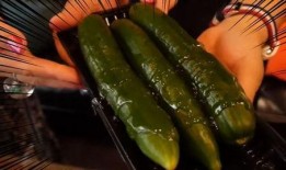 网红直播吃的小绿瓜